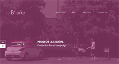 Desktop Screenshot of bourkefilms.com